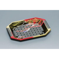 福助工業 寿司容器 和皿 8H 蒔絵 00641672 1ケース(600個(50個×12)（直送品）