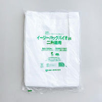 福助工業 バイオマスレジ袋 イージーバッグバイオ25 二升箱用 00653417 1セット(1袋(100個)×5)