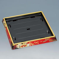 福助工業 寿司桶 新角桶30H 鳳凰赤 00654532 1ケース(120個(10個×12)（直送品）