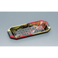 福助工業 寿司容器 和皿 6H 蒔絵 00658785 1ケース(800個(50個×16)（直送品）