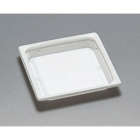 福助工業 軽食容器 福皿18UH 白 00672321 1ケース(600個(50個×12)（直送品）