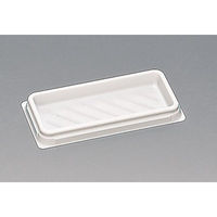 福助工業 サンドイッチ容器 Fパレ W-88 白 00675310 1ケース(1500個(50個×30))（直送品）