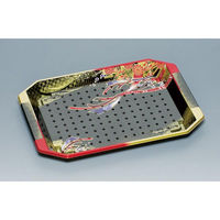 福助工業 寿司容器 和皿 20H 蒔絵 00686055 1ケース(400個(50個×8)（直送品）