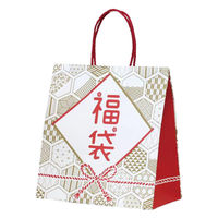 ベルベ 紙手提袋 T-5W 福寄せ 00710407 1ケース(200個(50個×4)（直送品）