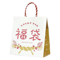 ベルベ 紙手提袋 T-5W しめ飾り 00736609 1ケース(200個(50個×4)（直送品）