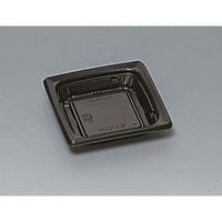 福助工業 軽食容器 福皿12UH 黒 00741722 1ケース(900個(50個×18)（直送品）