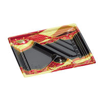 福助工業 弁当容器 巧膳23-20-4H 紅蘭 00746914 1ケース(600個(50個×12)（直送品）