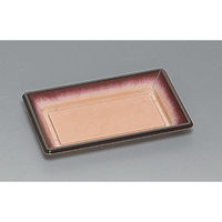 福助工業 弁当容器 豊皿 195-120H 志野茶 00746946 1ケース(800個(50個×16)（直送品）