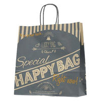 ベルベ 紙手提袋 T-6 HAPPY BAG(ネイビー) 00752196 1ケース(200個(50個×4)（直送品）