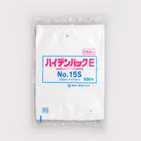 福助工業 ポリ袋 ハイデンパックE No.15S 紐なし 00753890 1ケース(10000個(500個×20)（直送品）