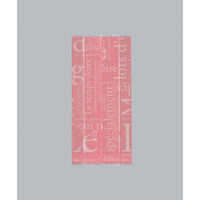 福助工業 合掌袋 合掌ガゼット袋 GT(透明タイプ) No.22洋柄ピンク 00757008 1ケース(5000個(100個×50)（直送品）