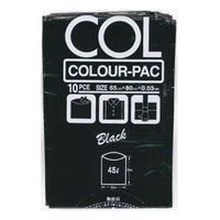 ベルベ ローデンポリ袋 カラーパック KP-21 黒 00757067 1ケース(300個(10個×30)（直送品）