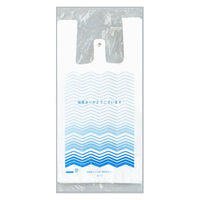 福助工業 レジ袋 イージーバッグ 関西 No.35柄-1(波) 00761974 1ケース(1000個(100個×10)（直送品）