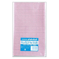 福助工業 テープ無 OPP袋 オーピーパック チェックピンク No.15-25 50枚入 00761991 1ケース(10個(1個×10)（直送品）