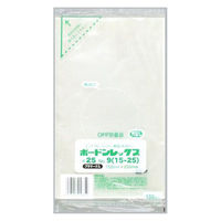 福助工業 青果用袋 ボードンレックス#25No.9 15-25 穴なしプラ 00762396 1ケース(8000個(100個×80)（直送品）