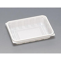 福助工業 サンドイッチ容器 Fパレ W-43 白 00766899 1ケース(1500個(50個×30)（直送品）