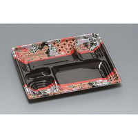 福助工業 弁当容器 巧膳23-20-6H ひとえ赤 00766903 1ケース(600個(50個×（直送品）