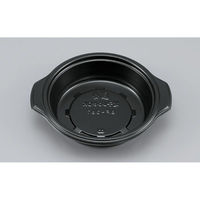 シーピー化成 どんぶり容器 BF-387 黒 本体 0140387000525 1ケース(900個(50個×18)（直送品）