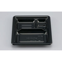 シーピー化成 弁当容器 BF弁当71 黒 本体 0141071000525 1ケース(900個(50個×18)（直送品）