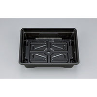 シーピー化成 弁当容器 BFO-80 黒 本体 0150080000525 1ケース(1200個(50個×24)（直送品）