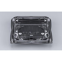 シーピー化成 嵌合フードパック KL華-315黒(N) 0187315000520 1ケース(1600個(50個×32)（直送品）