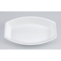 シーピー化成 鮮魚トレー V-舟唄21-14 無地 0211221140150 1ケース(900個(50個×18)（直送品）