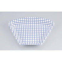 シーピー化成 鮮魚トレー V-扇15 レースブルー 0211315000600 1ケース(600個(50個×12)（直送品）