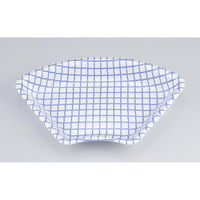 シーピー化成 鮮魚トレー V-扇20 レースブルー 0211320000600 1ケース(600個(50個×12)（直送品）