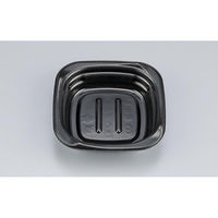 シーピー化成 惣菜容器 TNデリホカ13-13 黒 本体 0250413100525 1ケース(1000個(50個×20)（直送品）