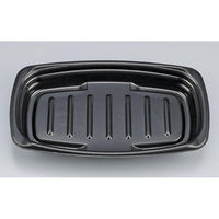 シーピー化成 惣菜容器 TNデリホカ25-15 黒 本体 0250425100525 1ケース(300個(50個×6)（直送品）