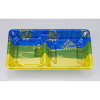 シーピー化成 冷麺容器 SF弁当57 錦上笹 本体 0272705708695 1ケース(600個(50個×12)（直送品）