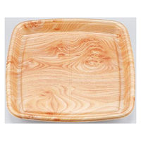 シーピー化成 寿司桶 SF角浅桶2 にれ 本体 0273300201975 1ケース(480個(20個×24)（直送品）