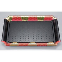 シーピー化成 刺身容器 SF盛皿59 笹山赤 本体 0275105903195 1ケース(240個(20個×12)（直送品）