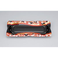 シーピー化成 寿司容器 SF華皿15 花かざり赤 本体 0275615004635 1ケース(1000個(50個×20)（直送品）