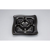 シーピー化成 オードブル容器 SFウイング235-5 黒 本体 0275823550525 1ケース(360個(20個×18)（直送品）