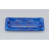 シーピー化成 寿司容器 SFうま皿15 星雲青 本体 0276915009705 1ケース(1200個(50個×24)（直送品）