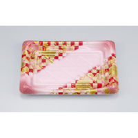 シーピー化成 寿司容器 SFうま皿24 花雅桃 本体 0276924009785 1ケース(900個(50個×18)（直送品）