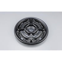 シーピー化成 オードブル容器 SFソワレ25 黒 本体 0277525000525 1ケース(400個(25個×16)（直送品）