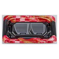 シーピー化成 寿司容器 SFうま盛段1L 明和赤 本体 0277801044055 1ケース(1500個(50個×30)（直送品）