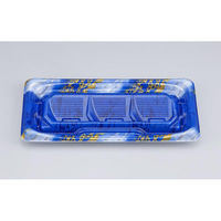 シーピー化成 寿司容器 SFうま盛段3 風雪青 本体 0277803004075 1ケース(1000個(50個×20)（直送品）