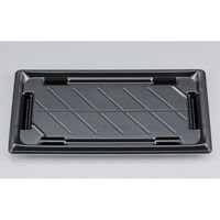 シーピー化成 寿司容器 SF美角26 黒 本体 0277926000525 1ケース(800個(50個×16)（直送品）