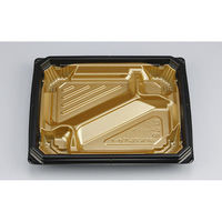 シーピー化成 弁当容器 BFNアルバ8-1 本漆GB 本体 028010801A565 1ケース(600個(50個×12)（直送品）