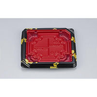 シーピー化成 惣菜容器 BFNたわら33 輪島内赤 本体 0280233008315 1ケース(1200個(50個×24)（直送品）