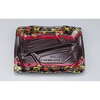 シーピー化成 弁当容器 BFNしま波8S-1 ローザ 本体 0280508518445 1ケース(600個(50個×12)（直送品）