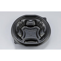 シーピー化成 どんぶり容器 BFN丸丼180-1 黒 本体 0280418010525 1ケース(600個(50個×12)（直送品）