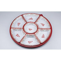 シーピー化成 オードブル容器 NUオードブル39 赤伊万里 本体 0391039002095 1ケース(80個(10個×8)（直送品）