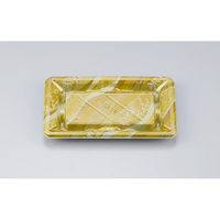 シーピー化成 寿司容器 NU桟橋13 絹風金 本体 0394013007975 1ケース(1500個(50個×30)（直送品）