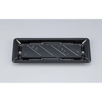 シーピー化成 寿司容器 NU桟橋15 黒 本体 0394015000525 1ケース(1000個(50個×20)（直送品）