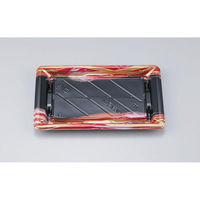 シーピー化成 寿司容器 NU桟橋24 そよ風赤 本体 0394024008075 1ケース(900個(50個×18)（直送品）