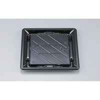 シーピー化成 寿司容器 NU桟橋33 黒 本体 0394033000525 1ケース(600個(50個×12)（直送品）